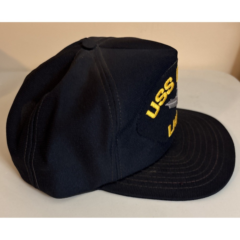 USS ESSEX LHD-2 U.S NAVY SHIP HAT BALL CAP U.S.A MADE Preowned - Picture 2 of 6